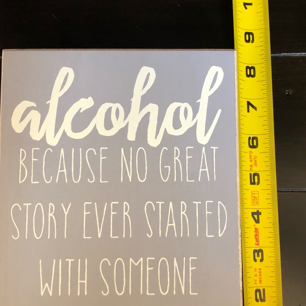 Fun Farmhouse-Style Bar Sign - Picture 3 of 4